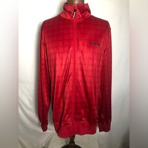- Mens Red Bench Jacket. Size XXL.